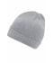 Unisex Basic Knitted Beanie Lichtgrijs-melange 8447
