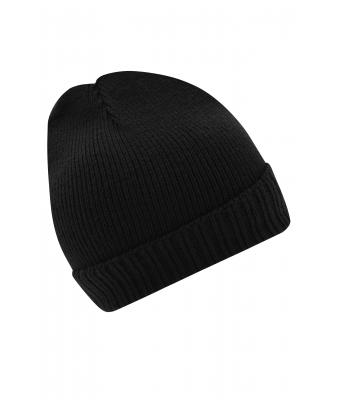 Unisex Basic Knitted Beanie Black 8447