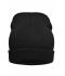 Unisex Knitted Promotion Beanie Zwart 8448