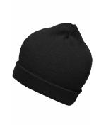 Unisex Knitted Promotion Beanie Black 8448