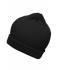 Unisex Knitted Promotion Beanie Zwart 8448