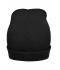 Unisex Knitted Promotion Beanie Zwart 8448