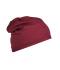 Unisex Bio Cotton Beanie   OCS Standard Wijnrood 8483