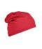 Unisex Bio Cotton Beanie Carmine-red-melange 8483