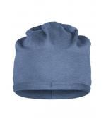 Unisexe Bonnet en coton   OCS Standard Denim-clair-mélange 8483