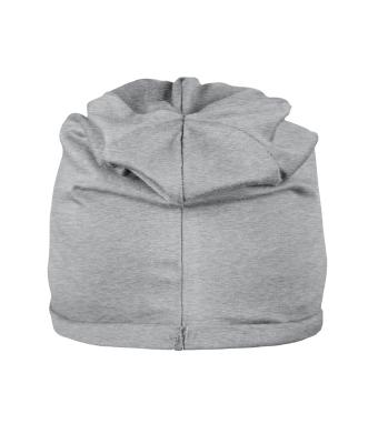 Unisexe Bonnet en coton bio   OCS Standard Gris-chiné 8483