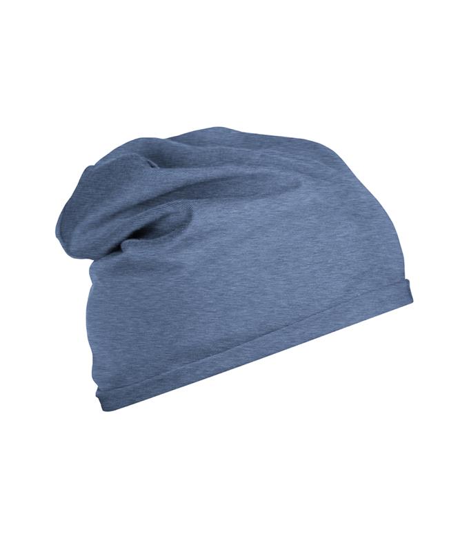 Unisexe Bonnet en coton OCS Standard Denim-clair-mélange 8483