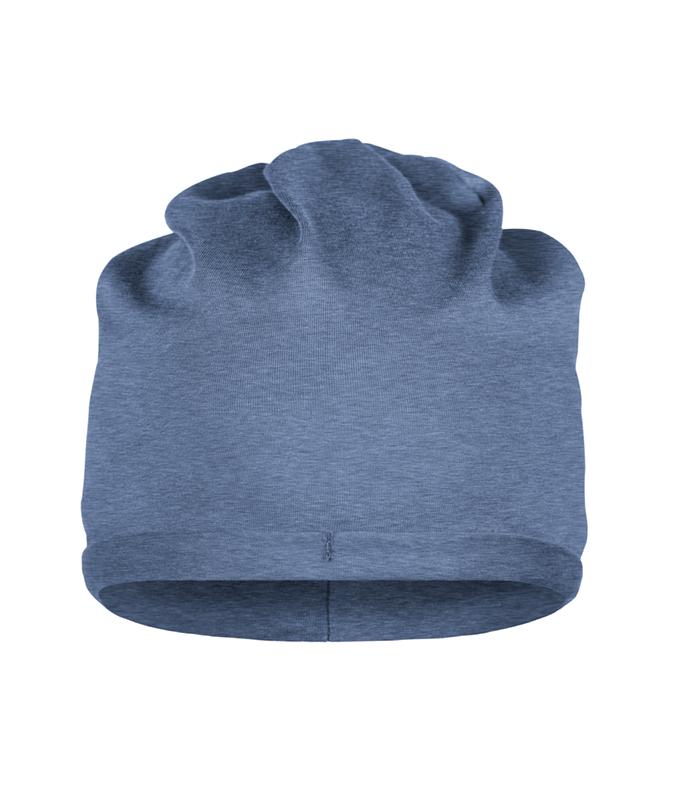 Unisexe Bonnet en coton OCS Standard Denim-clair-mélange 8483