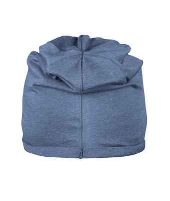 Unisex Cotton Beanie   OCS Standard Light-denim-melange 8483