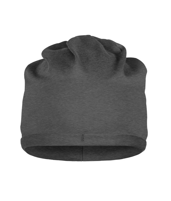 Unisex Cotton Beanie OCS Standard Black-heather 8483