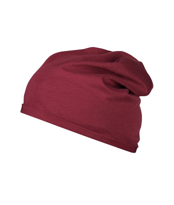 Unisex Cotton Beanie OCS Standard Wine 8483