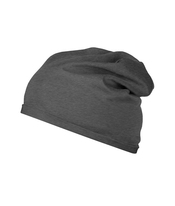 Unisex Cotton Beanie OCS Standard Black-heather 8483