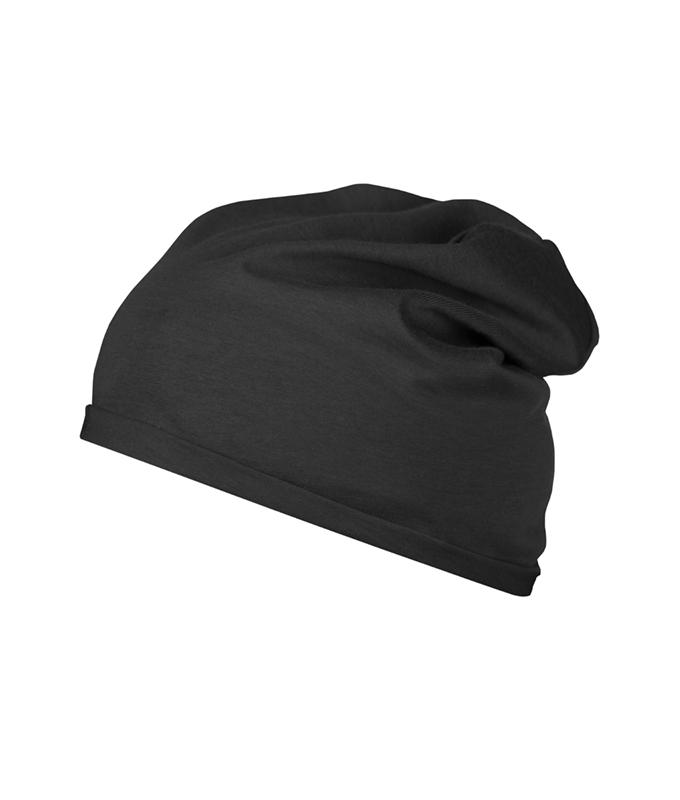 Unisex Cotton Beanie OCS Standard Zwart 8483