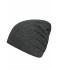 Unisexe Bonnet long casual Argent/noir 8514