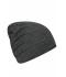 Unisexe Bonnet long casual Argent/noir 8514