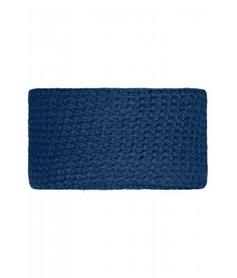 Unisex Fine Crocheted Headband Cobalt 8515