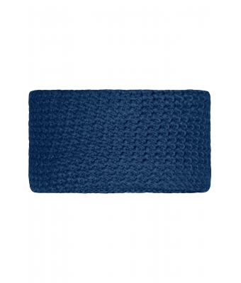 Unisex Fine Crocheted Headband Cobalt 8515