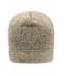 Unisex Knitted Fleece Workwear Beanie - STRONG - Stone-melange/black 8519