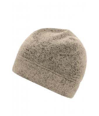 Unisex Knitted Fleece Workwear Beanie - STRONG - Steen-melange/zwart 8519