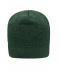 Unisex Knitted Fleece Workwear Beanie - STRONG - Donkergroen-melange/zwart 8519