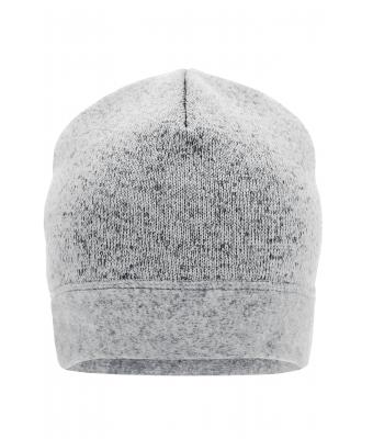 Unisex Knitted Fleece Workwear Beanie - STRONG - White-melange/carbon 8519