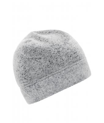Unisex Knitted Fleece Workwear Beanie - STRONG - Wit-melange/carbon 8519