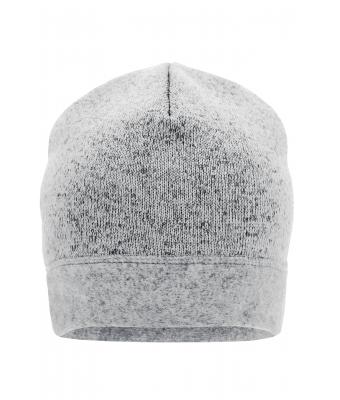Unisex Knitted Fleece Workwear Beanie - STRONG - Wit-melange/carbon 8519