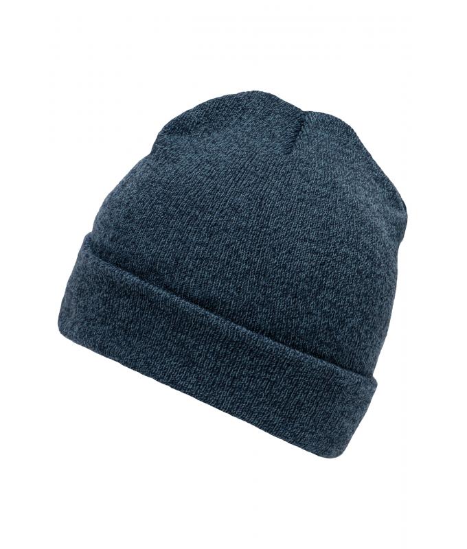 Unisex Melange Beanie Blue-melange 8520