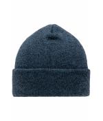 Unisex Melange Beanie Blue-melange 8520