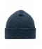 Unisex Melange Beanie Blue-melange 8520