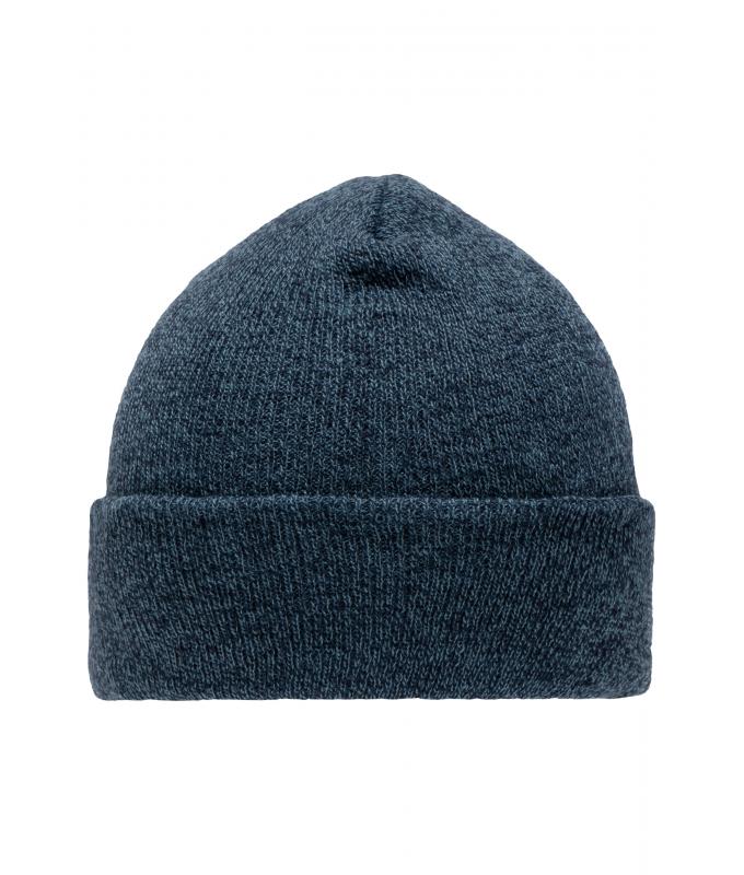 Unisex Melange Beanie Blue-melange 8520
