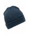 Unisex Melange Beanie Blauw-melange 8520