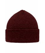 Unisex Melange Beanie Dark-red-melange 8520