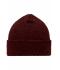 Unisex Melange Beanie Donkerrood-melange 8520