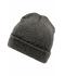 Unisex Melange Beanie Black-melange 8520