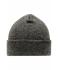 Unisex Melange Beanie Black-melange 8520