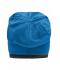 Unisex Fleece Beanie Felblauw/carbon 8635