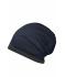 Unisex Fleece Beanie Navy/carbon 8635