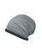 Unisex Fleece Beanie Grey-heather/carbon 8635