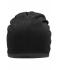 Unisex Fleece Beanie Zwart/carbon 8635