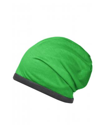 Unisex Fleece Beanie Fern-green/carbon 8635