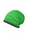 Unisex Fleece Beanie Fern-green/carbon 8635