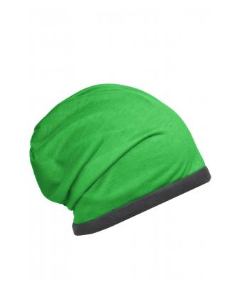 Unisex Fleece Beanie Fern-green/carbon 8635