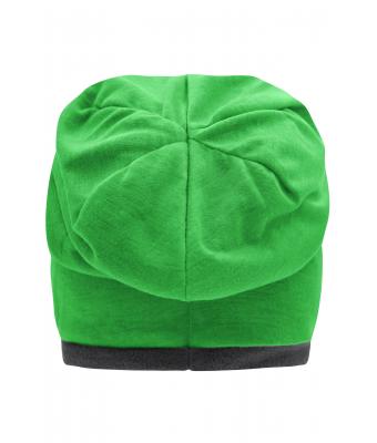 Unisex Fleece Beanie Fern-green/carbon 8635