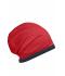 Unisex Fleece Beanie Rood/carbon 8635