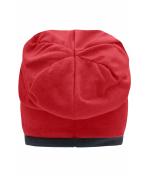 Unisex Fleece Beanie Rood/carbon 8635