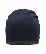 Unisex Fleece Beanie Navy/carbon 8635