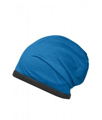 Unisexe Polaire Bonnet Bleu-vif/carbone 8635