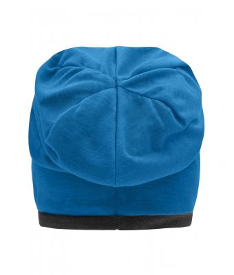 Unisexe Polaire Bonnet Bleu-vif/carbone 8635