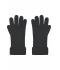 Unisex Fine Knitted Gloves Black 8637